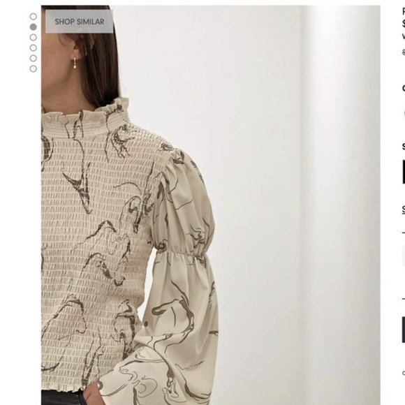 Oak & Fort Blouse - BNWT - Picture 4 of 4